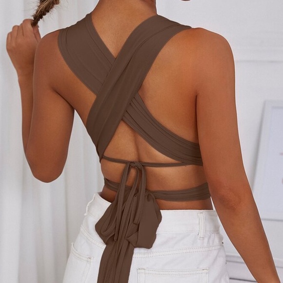 Versatile brown top - Picture 2 of 5